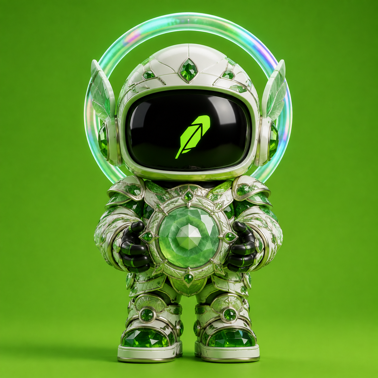 Robinhood Toy #157 — Green Crystal Warlord