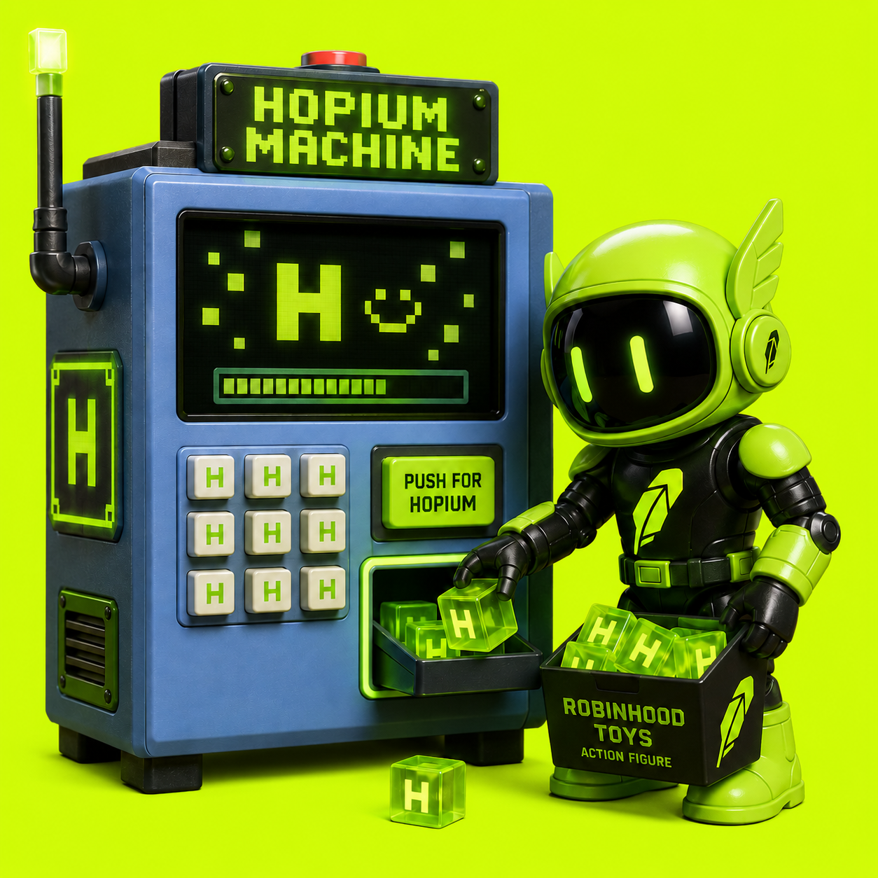 Robinhood Toy #315 — Hopium Machines