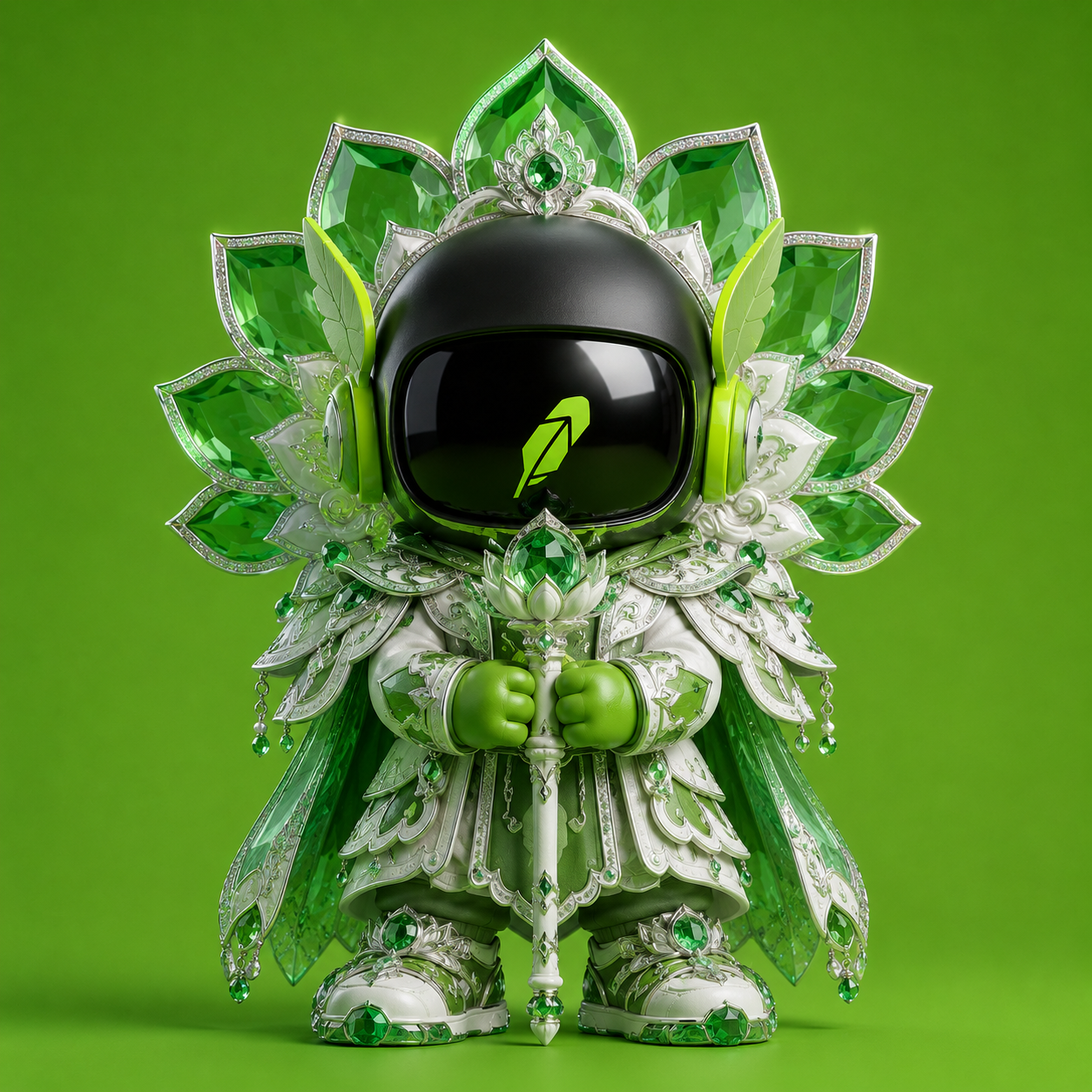 Robinhood Toy #045 — Floral Crystal Guardian