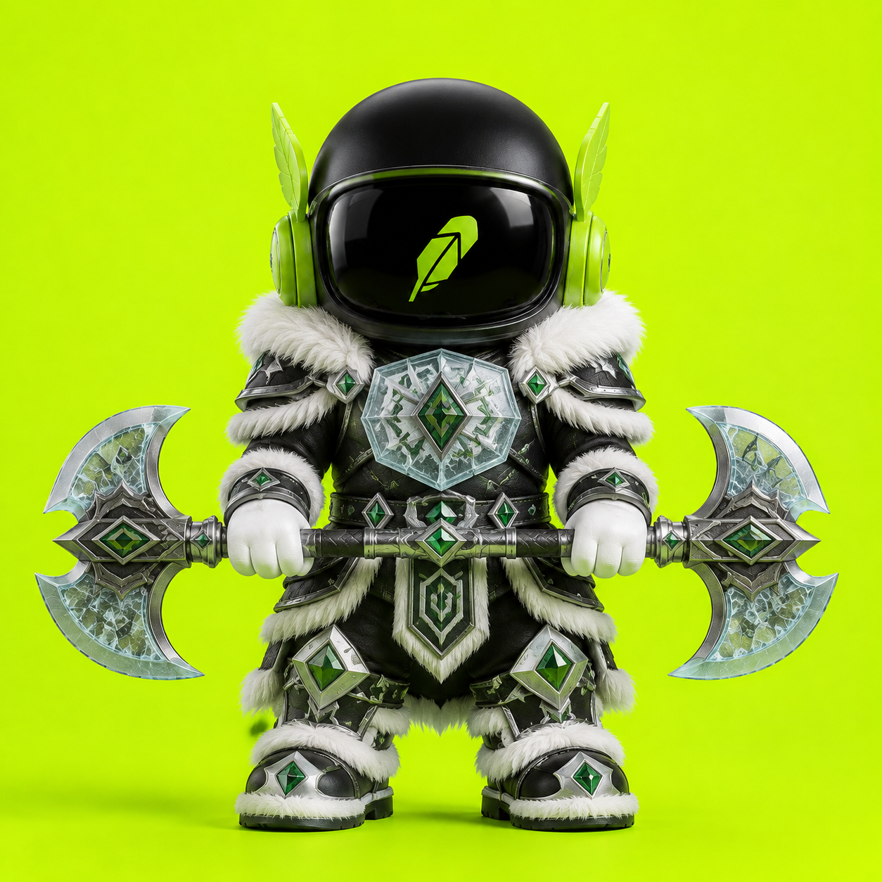 Robinhood Toy #701 — Dual-Axe Warrior