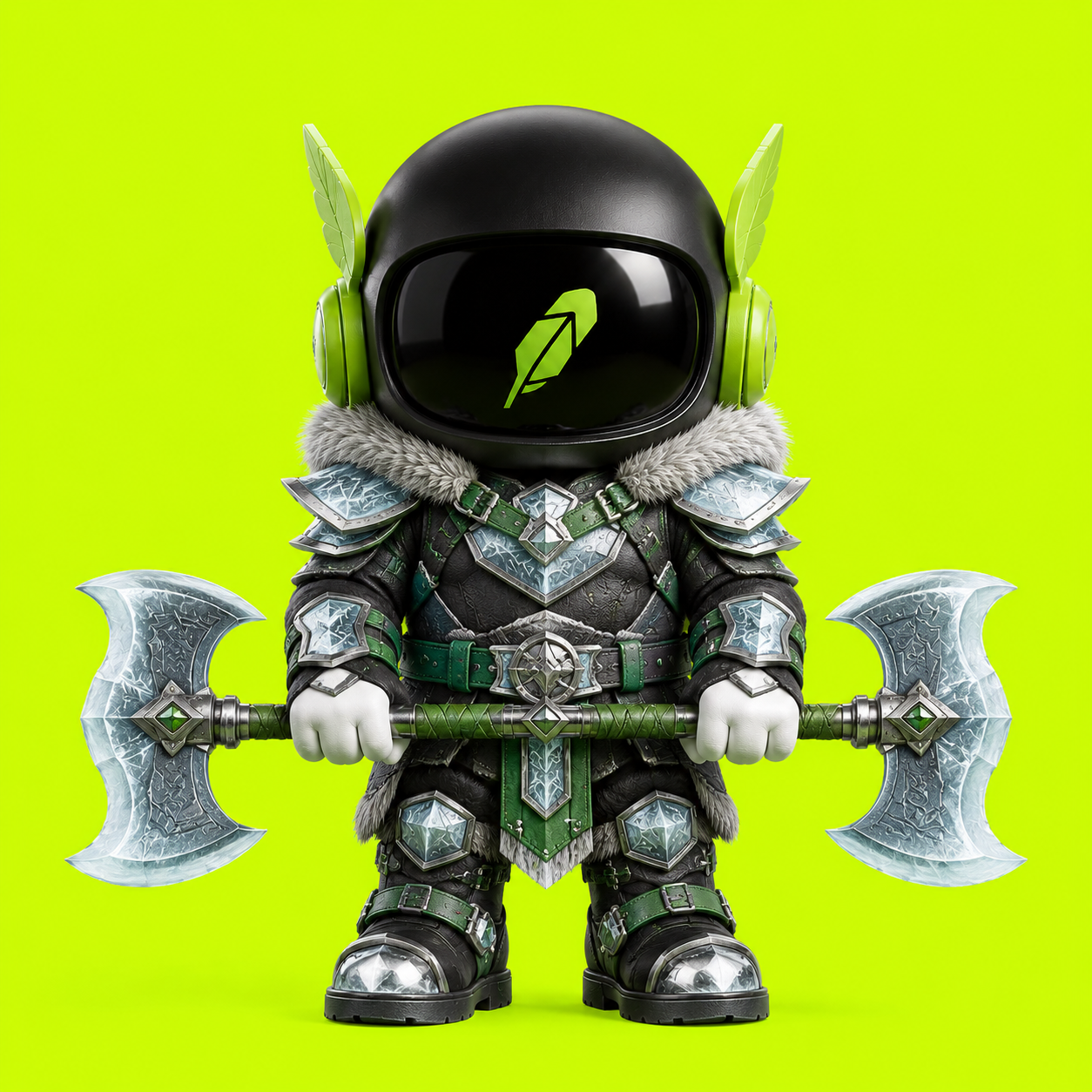 Robinhood Toy #717 — Dual-Axe Warrior