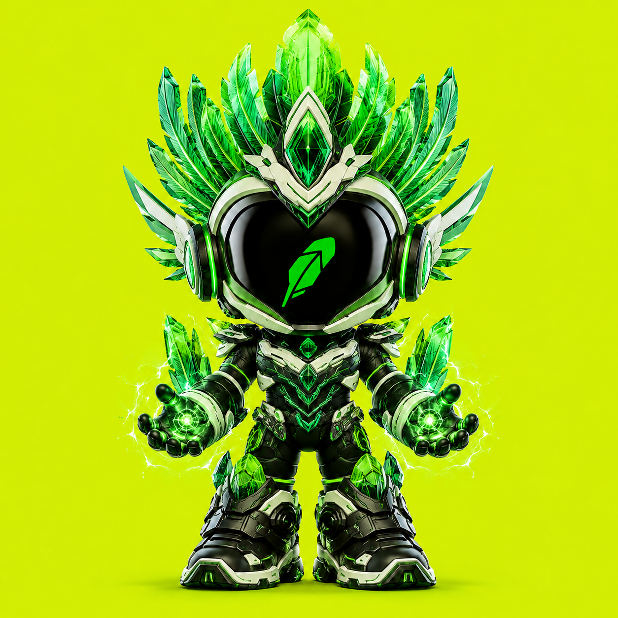 Robinhood Toy #008 — Emerald Crystal King
