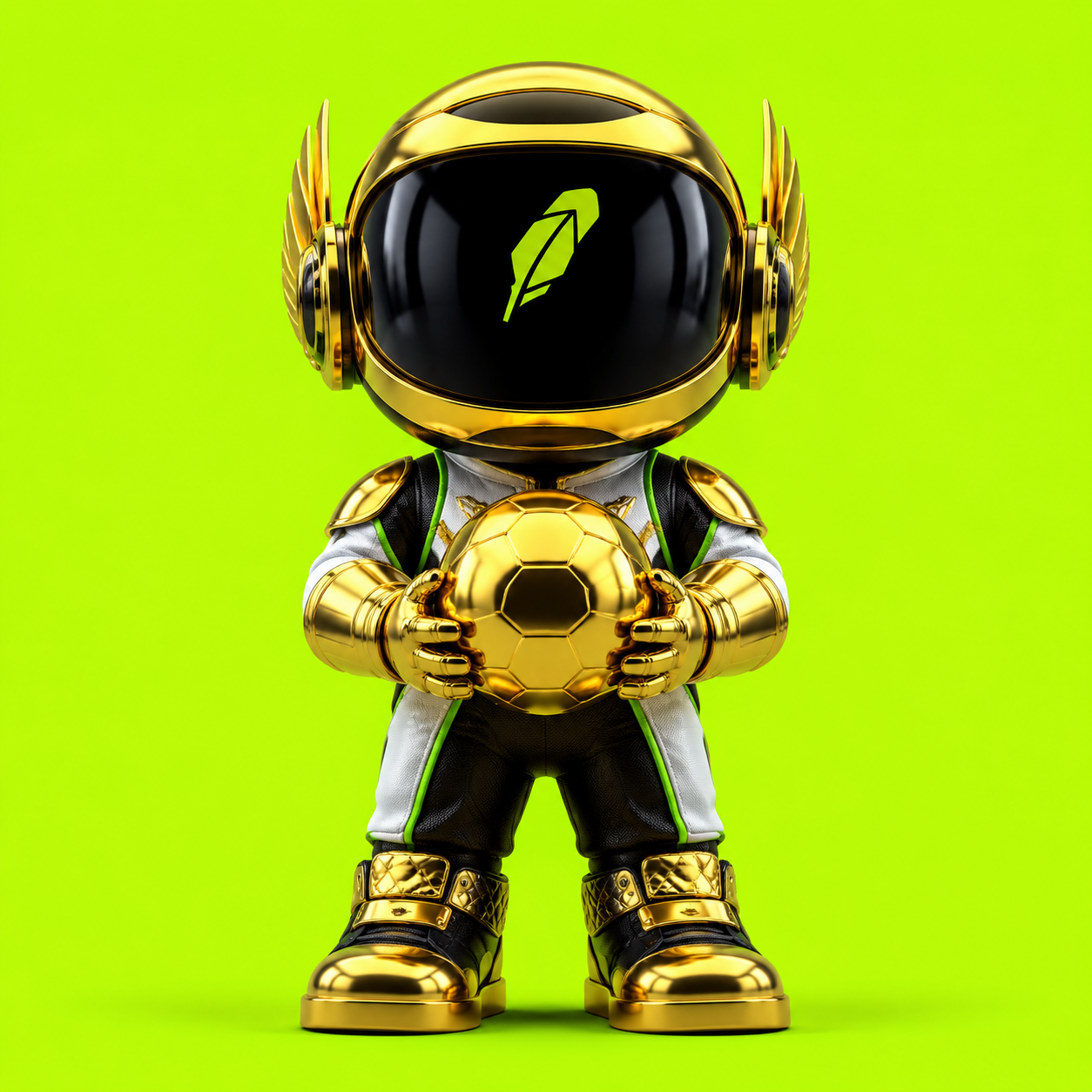 Robinhood Toy #826 — Gold Astronaut
