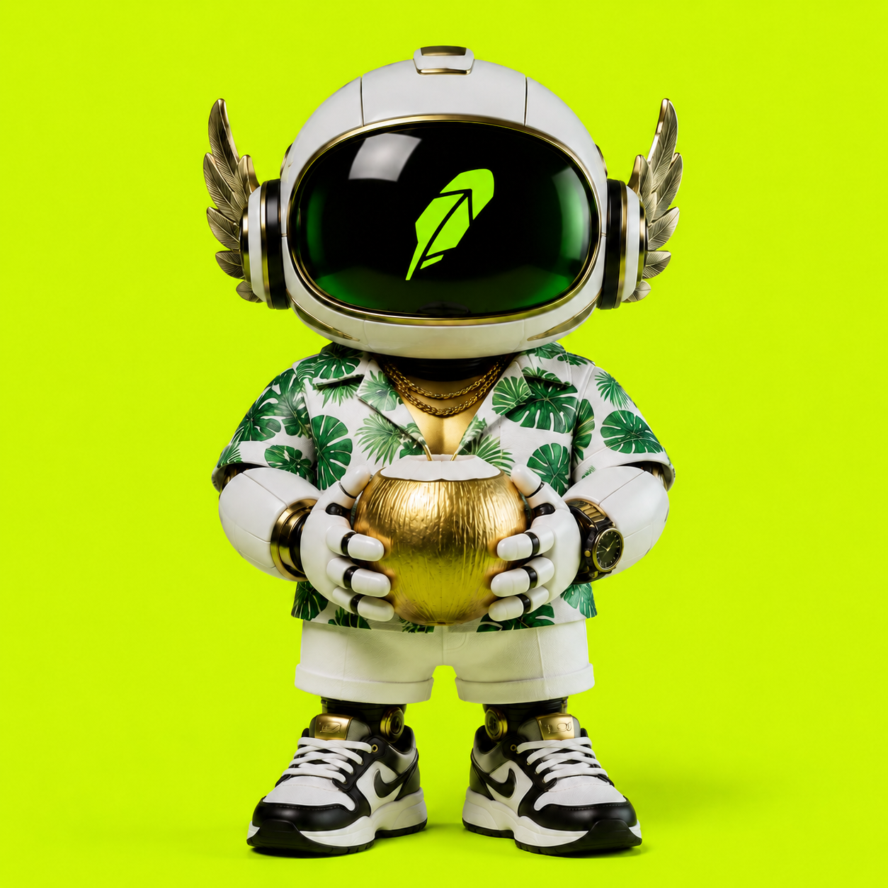 Robinhood Toy #834 — Gold Astronaut