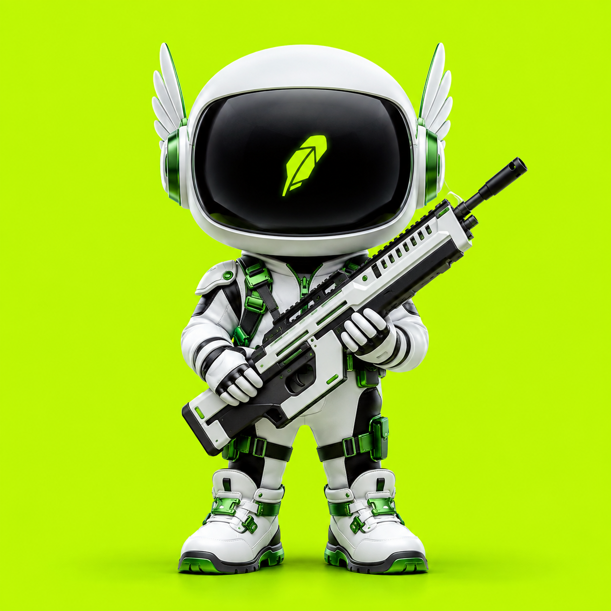 Robinhood Toy #874 — White Tactical Space Marksman