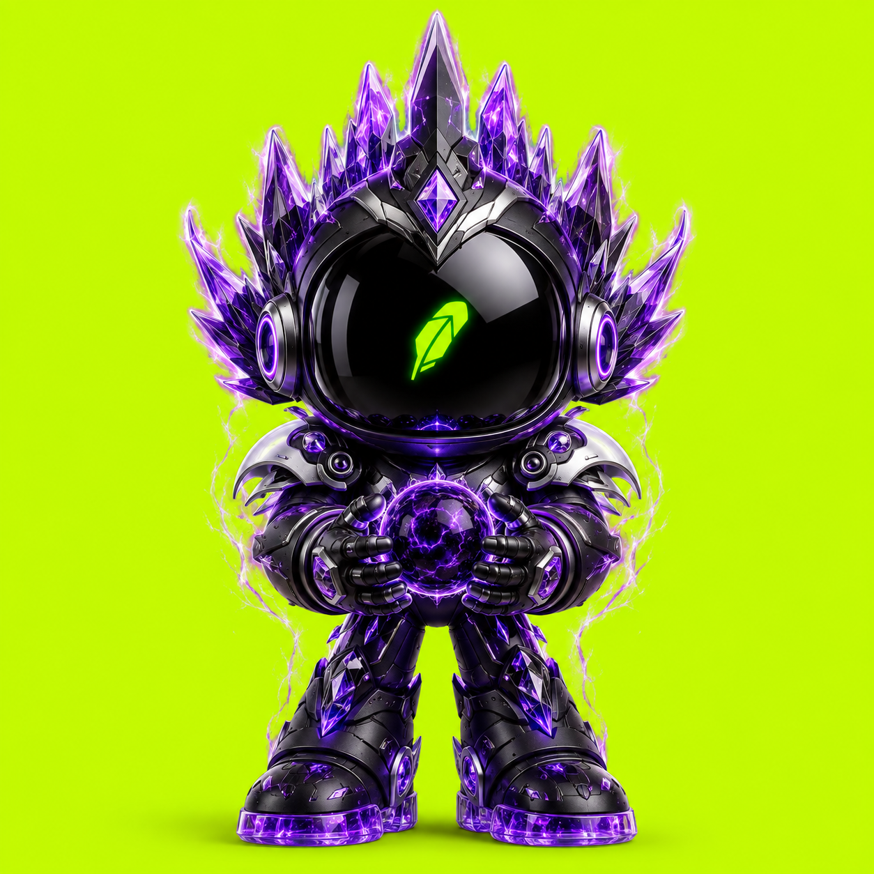 Robinhood Toy #009 — Amethyst Crystal Warlord
